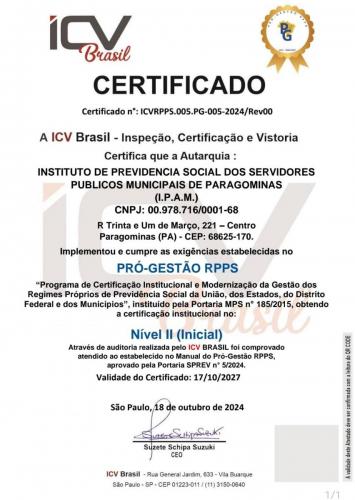 Autoria de Certificação Nível II